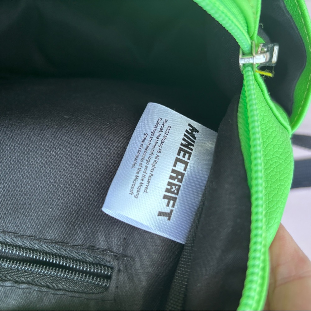 Bright Green Minecraft Mini Backpack - image 3